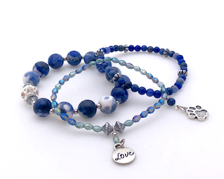 blue jewelry