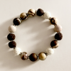 zebra jasper diffuser bracelet