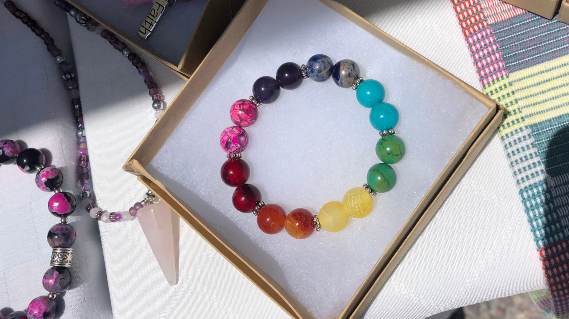 colorful-natural-stone-bracelet