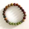 matte picasso jasper & jade bracelet matte picasso jasper & jade bracelet
