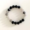 black-agate-quartz1 black agate and rutilated quartz bracelet