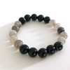 black-agate-quartz2 black agate and rutilated quartz bracelet