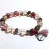 cherry-quartz-love bracelet cherry quartz with love charm bracelet