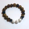 tigers-eye-white-turq tigers eye,white turquoise hematite bracelet