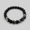 8mm-black-onyx-black-stripe-agate-silver-bracelet