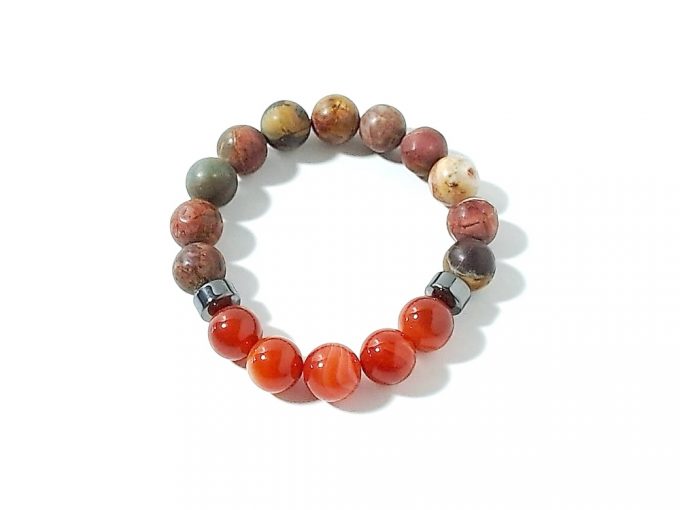 10mm-picasso-jasper-matte-red-stripe-agate-hematite
