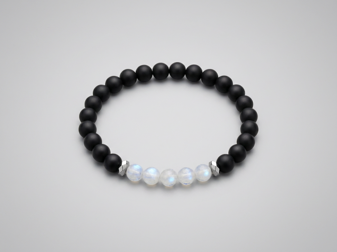6mm-black-onyx-faceted-moonstone-bracelet