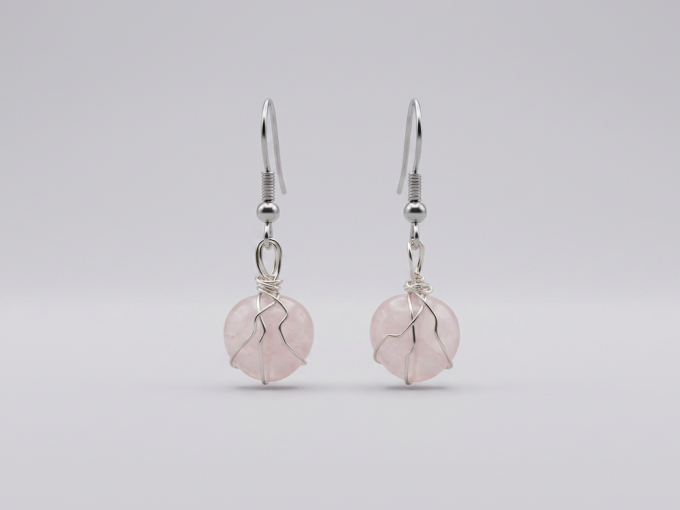 rose-quartz-heart-silver-earrings