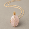 rose-quartz-oval-shape-gold-necklace