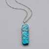 turquoise-sea-sediment-jasper-rectangle-pendant-silver