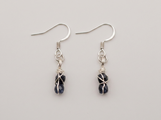 sapphire-silver-wire-wrap-earrings