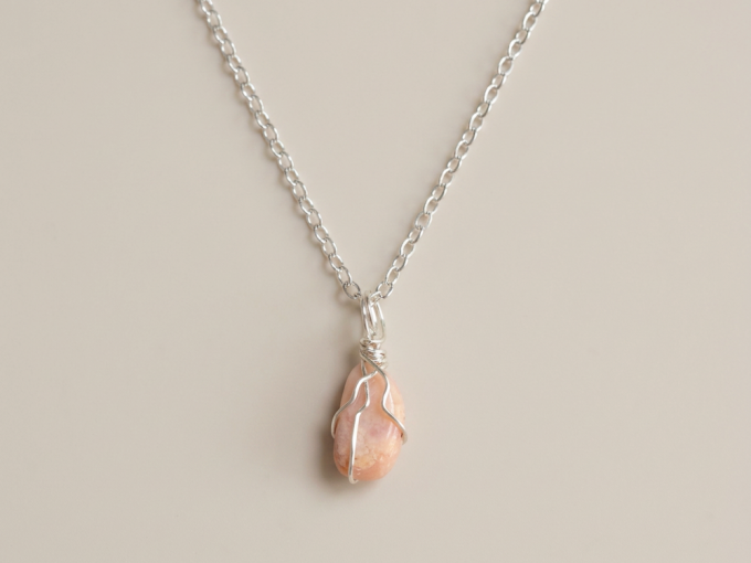 small-pink-opal-silver-necklace